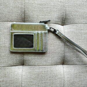 Steve Madden Card Wristlet Silver